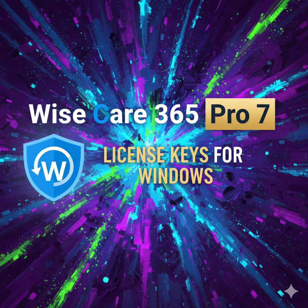Wise Care 365 Pro 7 License Keys for windows 2025